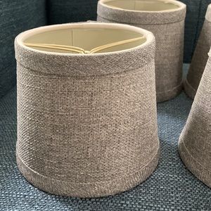 Chandelier lamp shades (6)